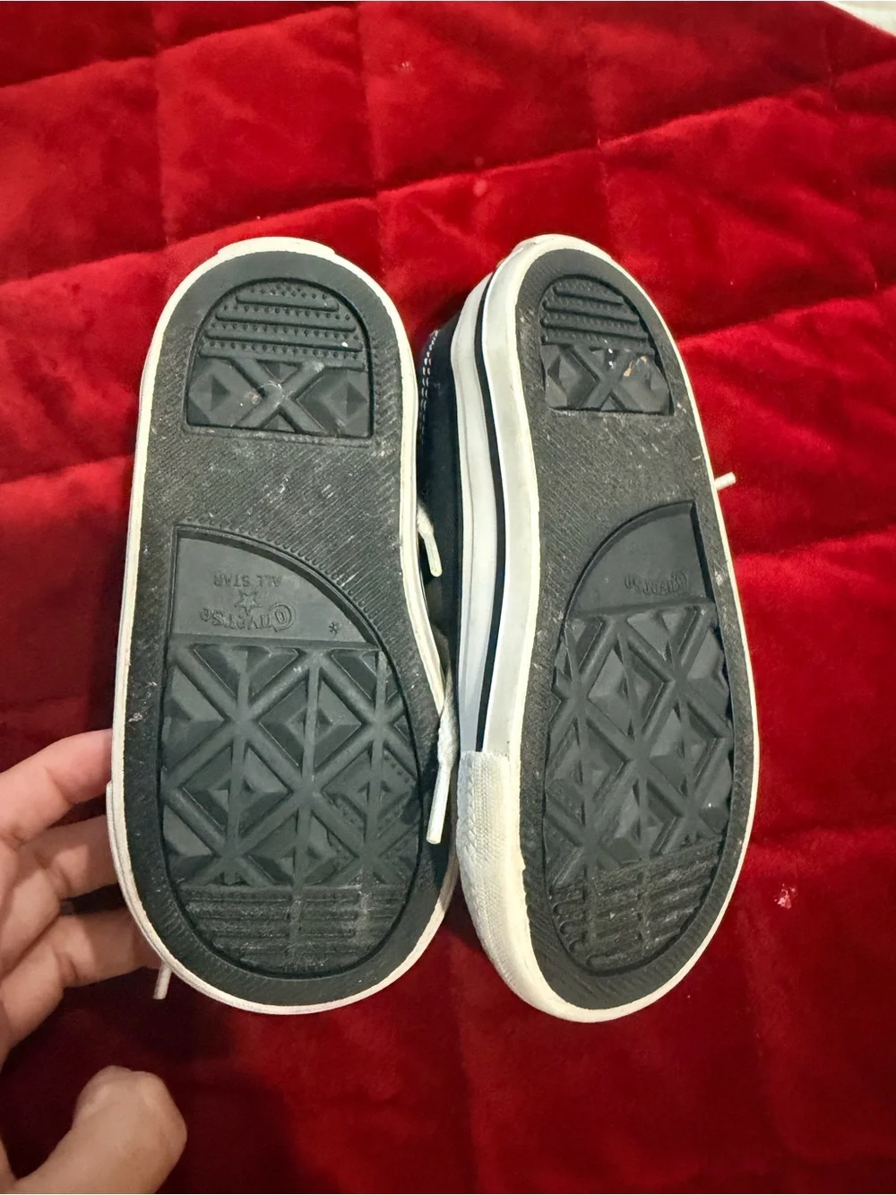 Converse Kids Black Canvas Low-Top Sneakers with White Laces
